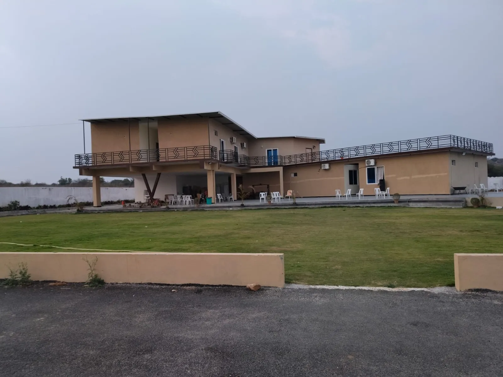 Luxury farmhouse with pool at Gala Farmstay wedding venue near Hyderabad